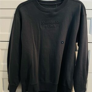 Abercrombie & Fitch Women’s Dark Grey Crewneck Sweatshirt